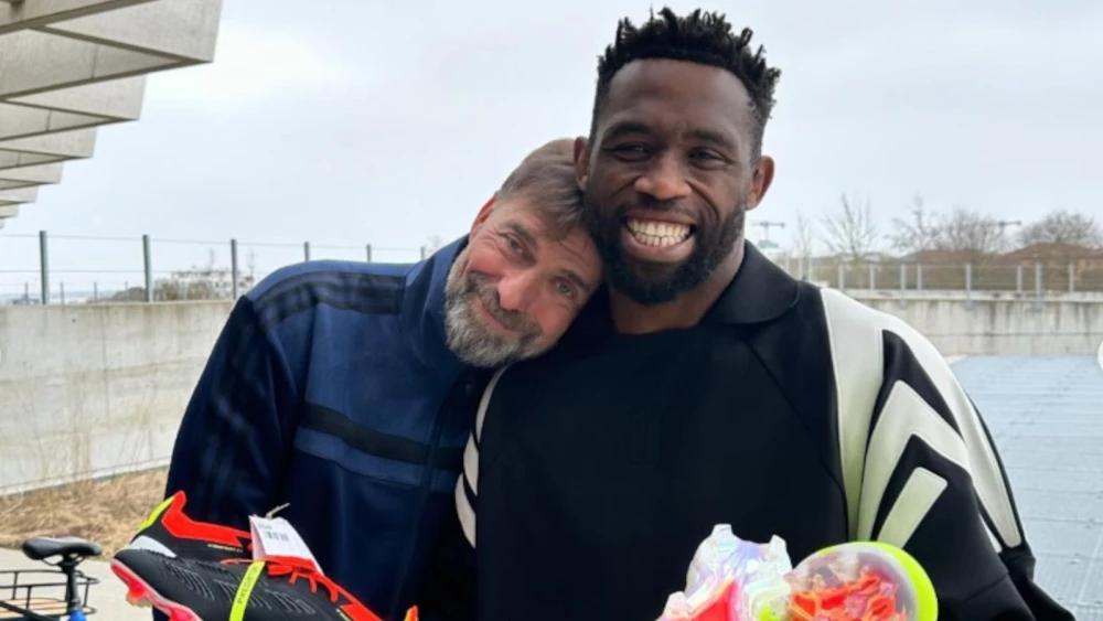 Jurgen Klopp hails 'my friend' Siya Kolisi as Bok captain celebrates 100 caps