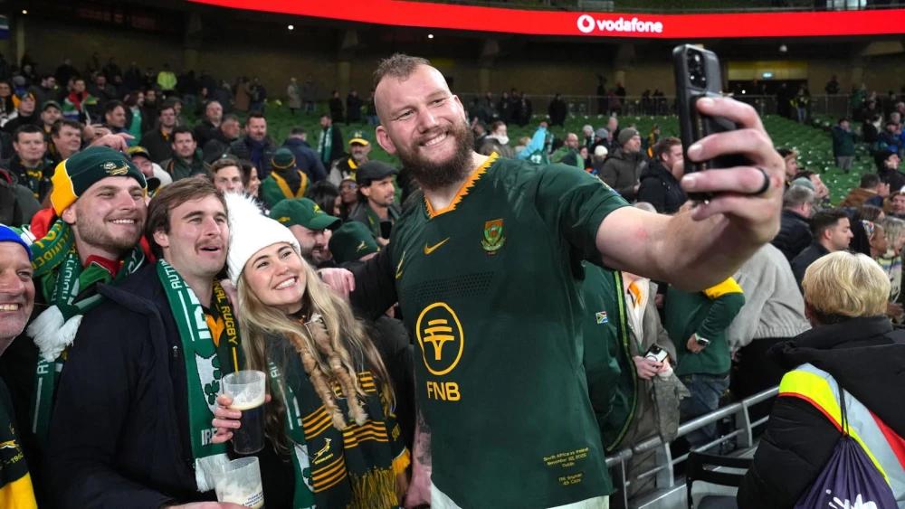 RG Snyman celebrates 50th Test with 'special win' against Ireland